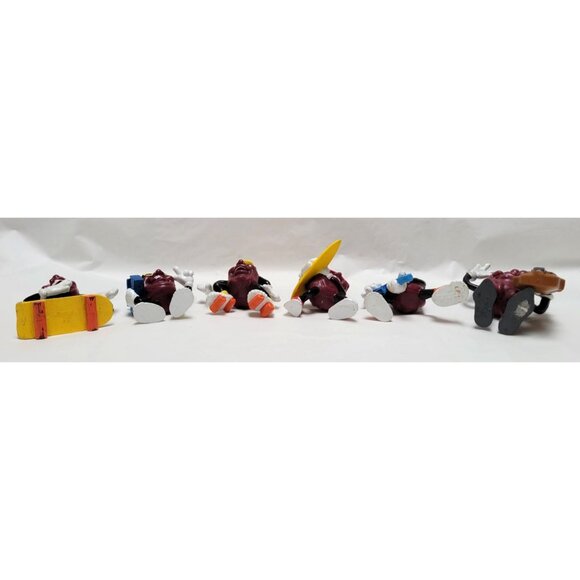 Lot of 6 Vintage California Raisins PVC Figurines Musical Sporty Themes - Lot B - Picture 7 of 7